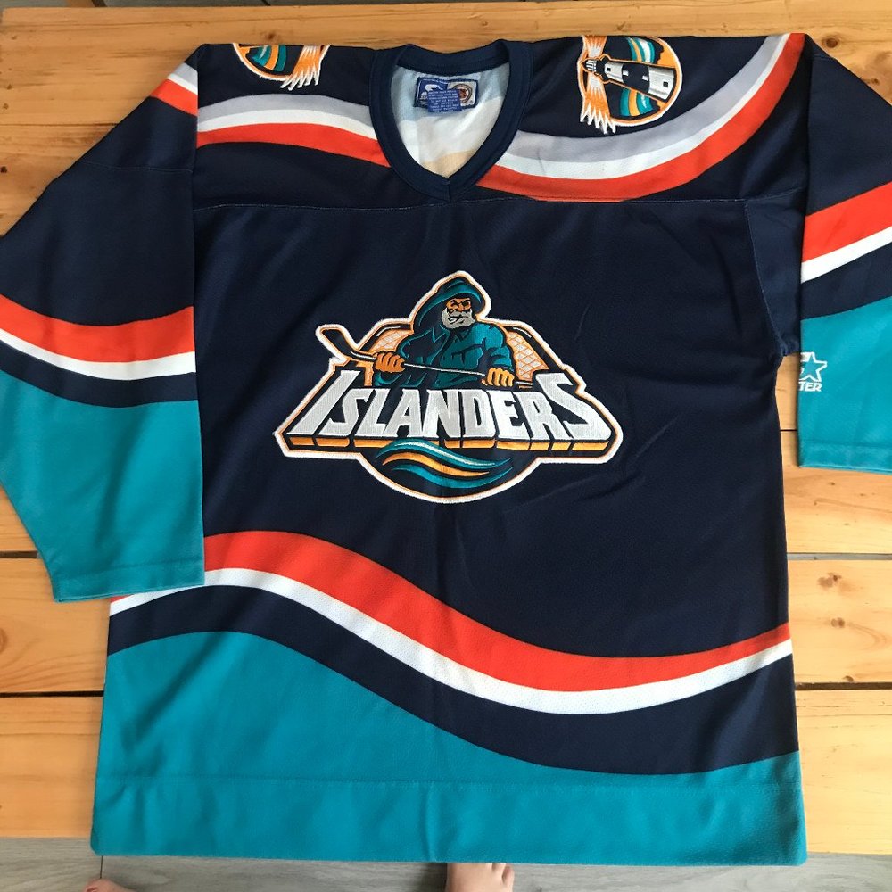 Vintage New York Islanders Fisherman Wave Jersey